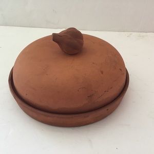 Garlic container. Vintage bakeware